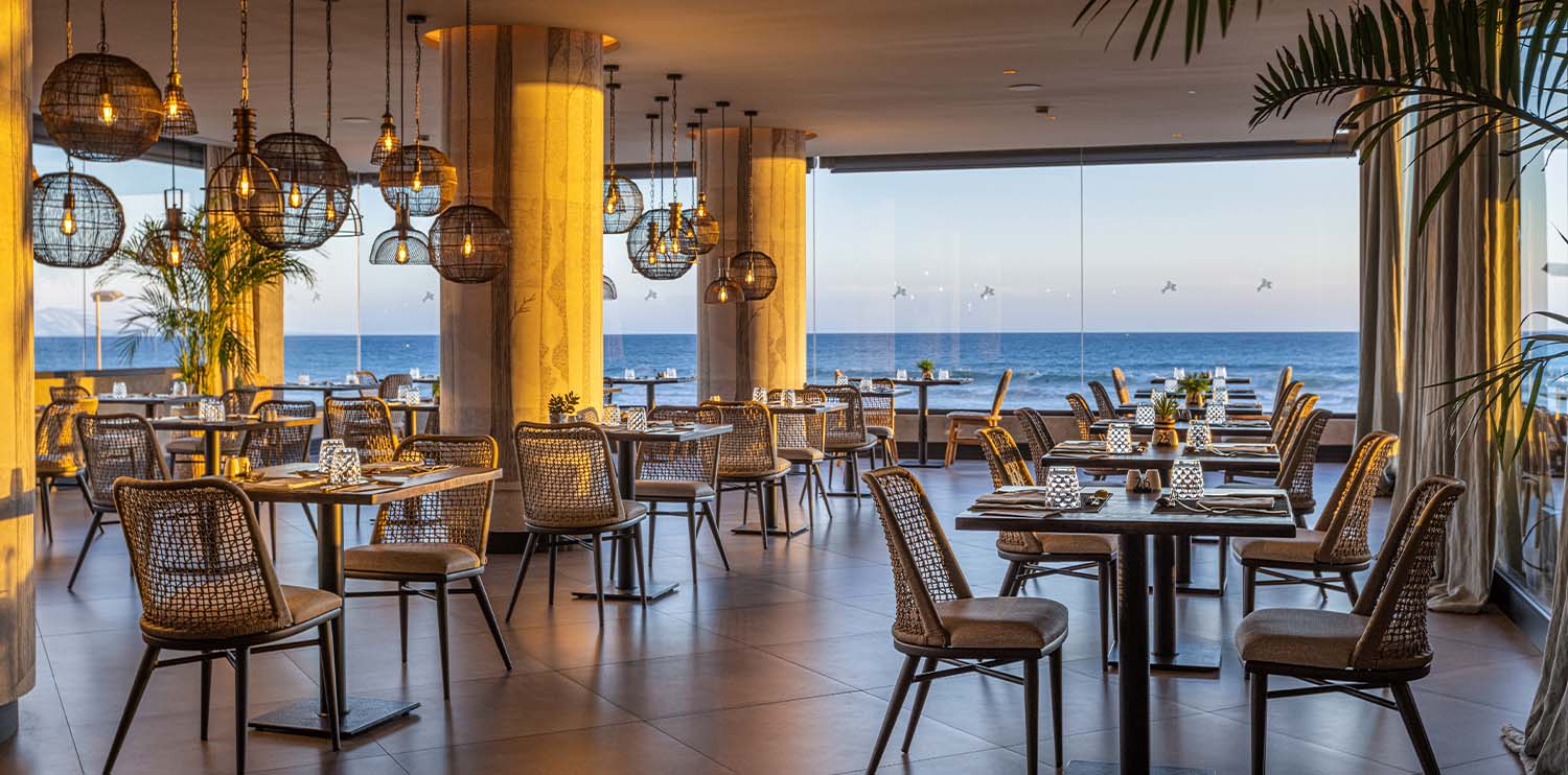  Herrliche Aussicht auf das Ozeanbuffet des Hotel Faro, a Lopesan Collection Hotel in Maspalomas, Gran Canaria 